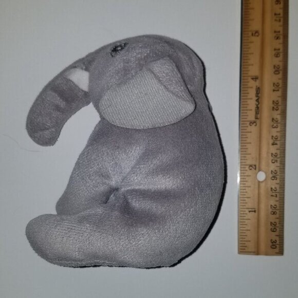 Small Gray Elephant IKEA Plush 5" Realistic Stuffed Animal Toy Lovey - Picture 7 of 8